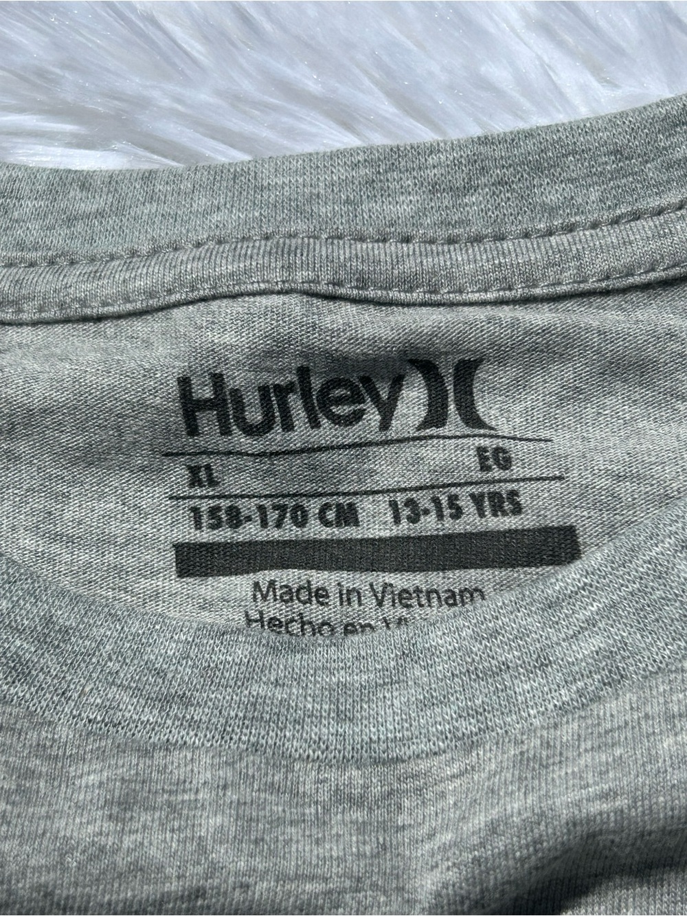 Hurley Boy's Wayward Tide T-Shirt Grey Heather Size XL NEW Buckle Exclusive - Picture 10 of 16